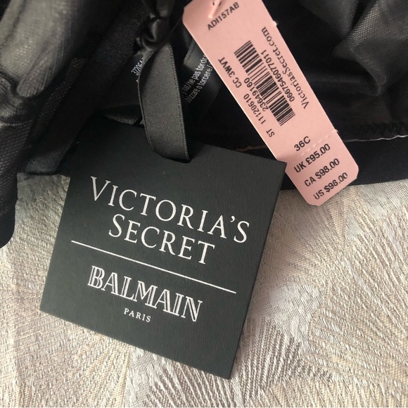 Victorias Secret Balmain Fashion Show bra 36C New - Picture 5 of 5